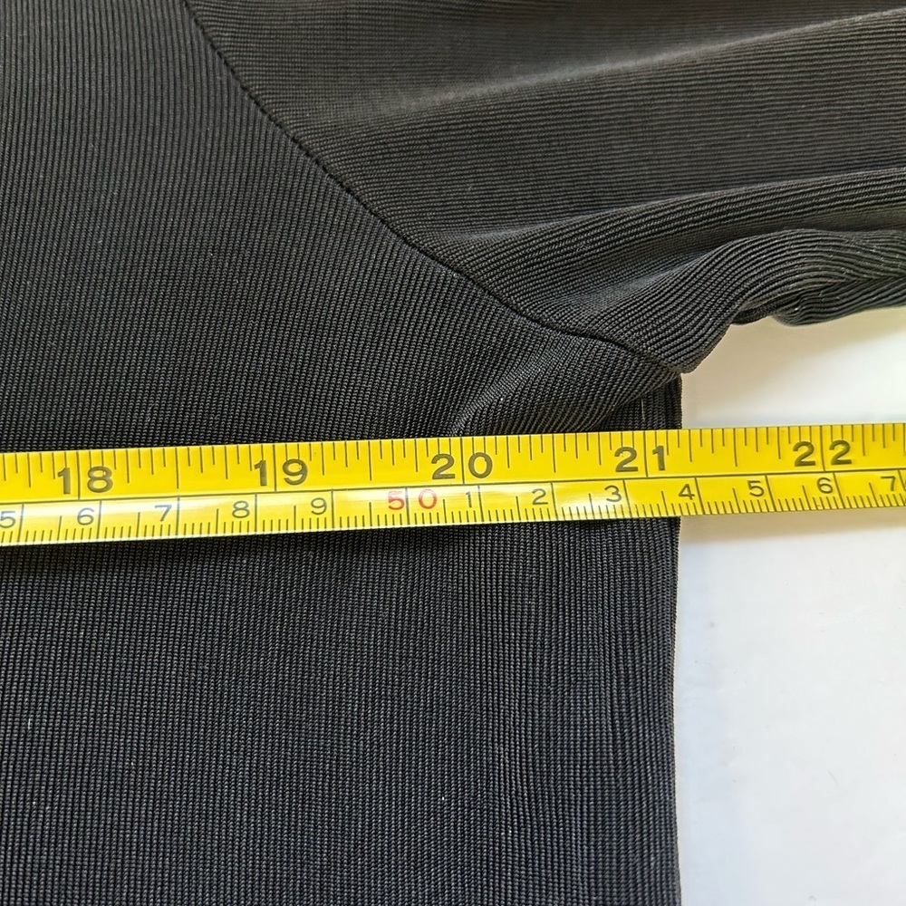 Chicos Traveler/ black button down top/ Size 3 - Picture 5 of 9